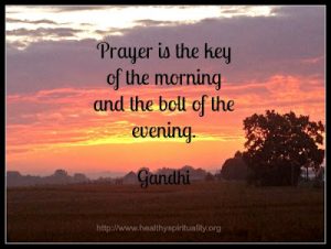 more thought on what is prayer
