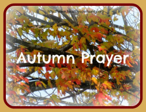 autumn prayer
