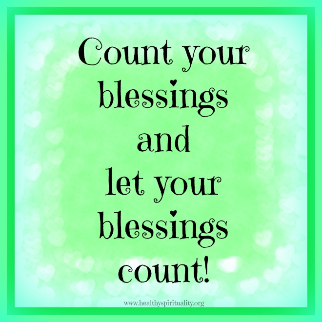 Count Your Blessings