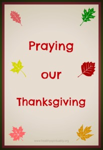 Thanksgiving prayers