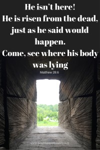 He is risen