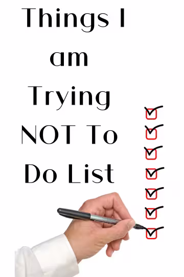 not to do