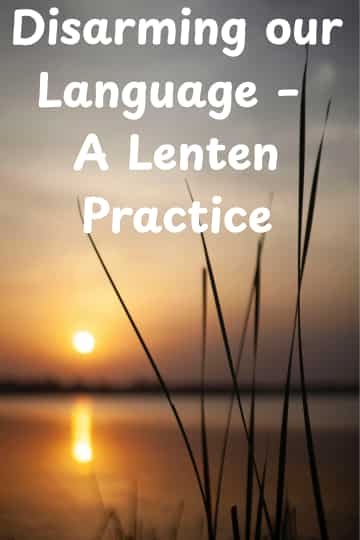 disarming our language