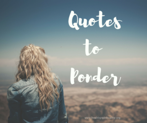 quotes to ponder